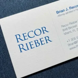 Uncoated and Linen Business Cards